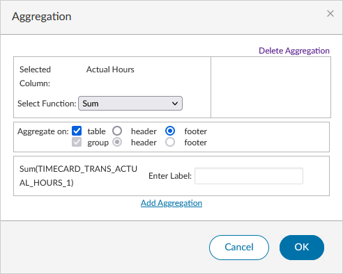 aggregation window