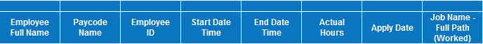 new column header row